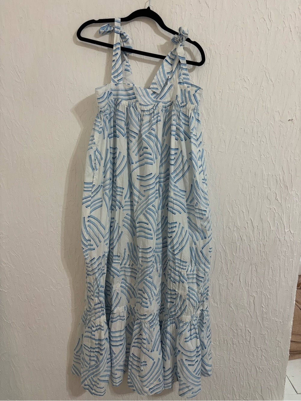 NWT Sunshine Tienda Shark Stripe Florence Maxi Dress